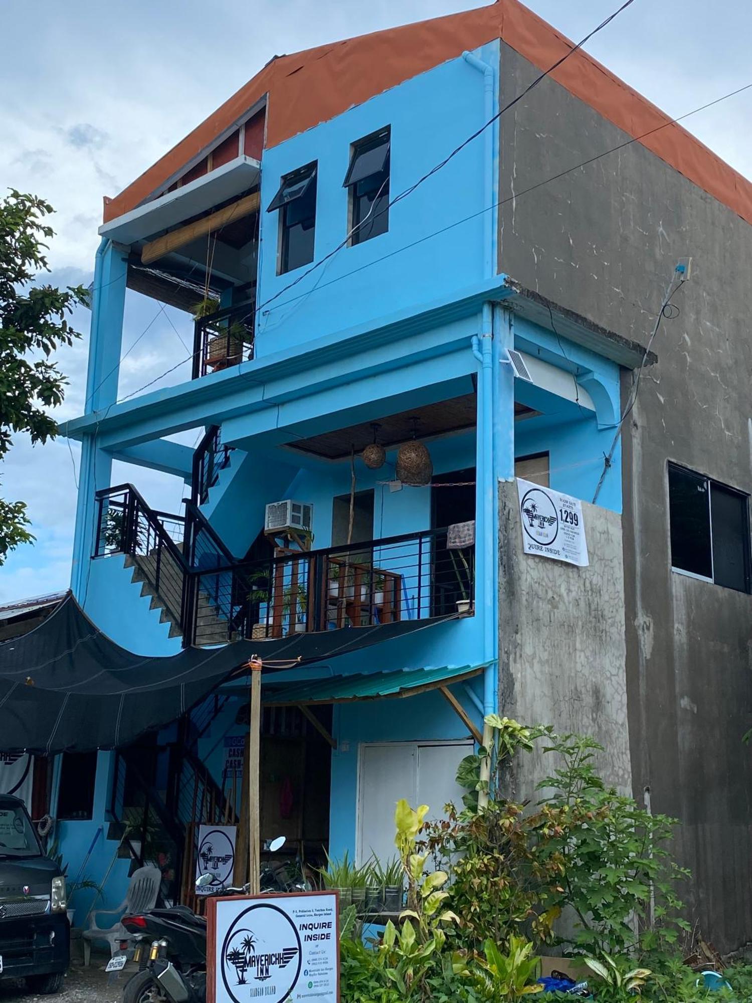 Maverickk Inn Siargao - Aesthetic-Cozy & Overlooking Views 제너럴 루나 외부 사진